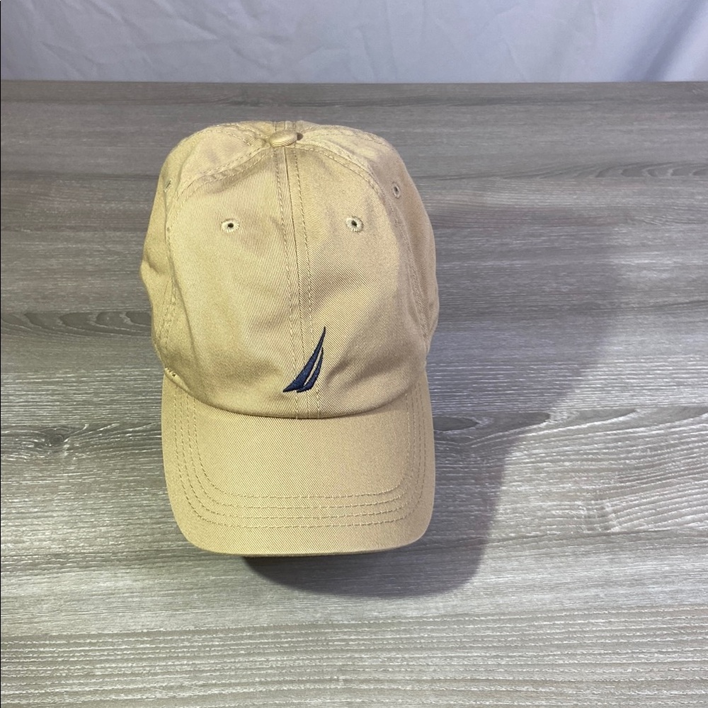 Nautica Tan Slide Baseball Hat
